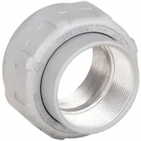Straight Union - Conduit to Conduit: Aluminum, 1 1/2 in Trade Size, Female to Female (MPN UNF150NR-A)