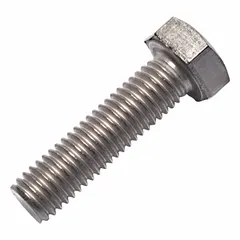 Grade 2 titanium hex head bolt with M8x1.25 metric thread, 30 mm length, and small pack size. Meets DIN 933 material and dimensional standards. Suitable for corrosive or weight-sensitive industrial fastening applications.
