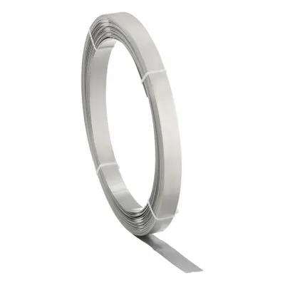 BAND-IT Stainless Steel Band: 0.03 in Strapping Thick, 2,250 lb Break Strength - 201 Stainless Steel Strapping