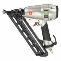 PORTER CABLE Air Nail Gun Kit: Finish, 34°, Paper, 1/4 in, Sequential, Strip Collation (MPN DA250C)