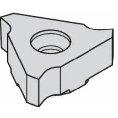Triangle indexable milling insert with 11 mm inscribed circle, 3.18 mm thickness, and 18° clearance angle. Features a T-type chipbreaker for general-purpose face and shoulder milling on steel, stainless steel, and cast iron. Suitable for CNC machining centers and manual mills requiring positive rake geometry.