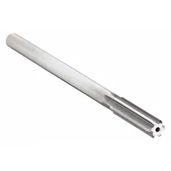 Straight-flute chucking reamer made from high-speed steel with a neutral finish. Diameter of 0.2655 inches. Used for precision enlarging and finishing of drilled holes in metalworking and production machining applications.