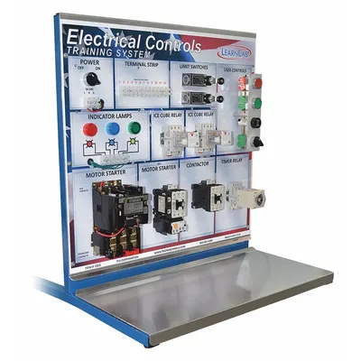 LEARNLAB Training System: Electrical Motor Controls Training System, 24 in x 24 in x 26 in - Electrical Controls Training Systems