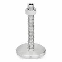 JW WINCO Male-End Leveling Mount: Swiveling Stud, 5/8"-11 Thread Size, 3.94 in, 3,822 lbf Capacity (MPN 21-100-5/8X11-100-D0-UK)