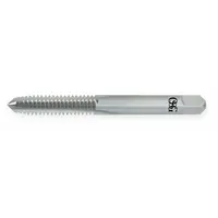 OSG Spiral Point Tap: #0-80 UNF, H1 / 2B-3B, 2 Flute, Plug Chamfer, Black Oxide High Speed Steel (MPN 1200001)