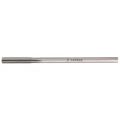 This chucking reamer has a 0.754-inch diameter, straight flute design, and is made from high-speed steel with a neutral finish. It is used for precision reaming operations to enlarge and finish holes to tight tolerances in drill presses, lathes, or milling machines.