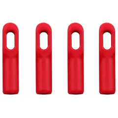 Non-conductive polyester eyelet end for fish tape pulling applications. Measures 5-1/8 inches in length. Designed for use with polyester pulling fish tapes to safely route cables through conduit or walls.