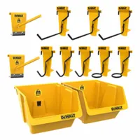 DEWALT Tough System Workshop Storage Kit: 6 in W x 5 7/16 in H x 7 1/2 in L, Yellow (MPN DWST086502)