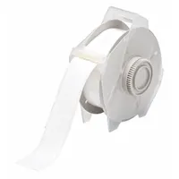 Continuous Label Stock: 1 1/8 in x 100 ft, Vinyl, White (Gloss), Outdoor (MPN 76699)