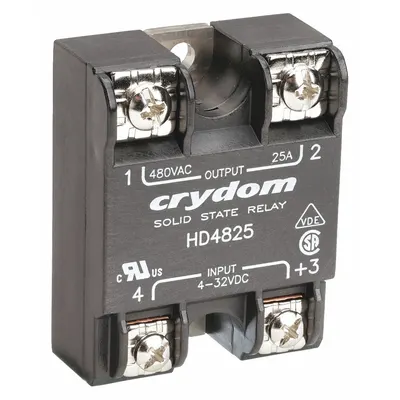 CRYDOM Solid State Relay: Surface Mounted, 25 A Max Output Current, SCR - Surface-Mounted Relays