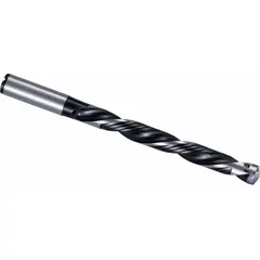 Modular drill bit with replaceable tip for general drilling in metalworking and fabrication. The design enables quick tip changes without removing the shank, reducing downtime in production environments.