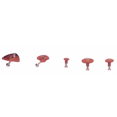 EXCELTA PROBE: Roto-Pic, Cup, 0.5 in_0.25 in_0.375 in Tip Size, Silicone - Precision Vacuum Handling Kits