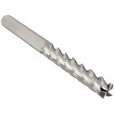 OEM Carbide Square End Mill, 4 Flute, 3/4" Mill Dia, 3" LOC, 6" OAL - Fast-Cutting Carbide Square End Mills