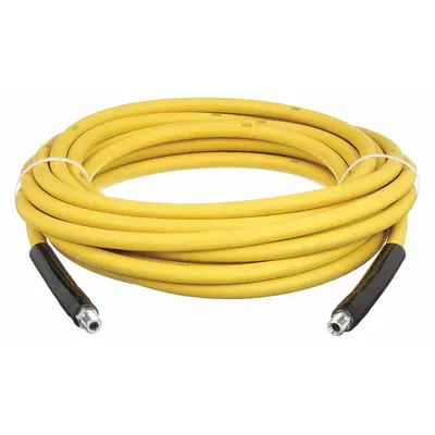 CONTINENTAL Washdown Hose: 3/8 in Hose Inside Dia., 3,000 psi, -20° to 250°F, Yellow - Nitrile Washdown Hose Assemblies with Antimicrobial Carboxylated Nitrile Cover