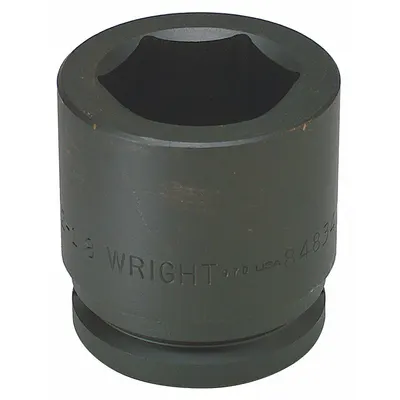 WRIGHT Impact Socket: 1 1/2 in Drive Size, Metric, 70 mm Socket Size, 6-Point - 1-1/2" Drive Impact Sockets