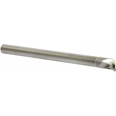 This indexable boring bar is designed for internal turning operations on machining centers and lathes. Its positive rake, right-hand configuration reduces cutting forces, suitable for finishing bores in steel, stainless steel, and cast iron components in general industrial manufacturing.