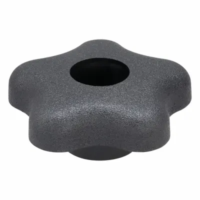 INNOVATIVE COMPONENTS Hand Knob: 5 Point, Plastic, 5/16" Thread, 1 in Thread Lg - Snap-Lock 5-Arm Knobs
