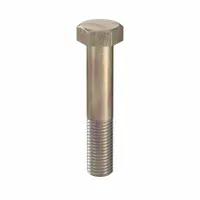 Hex Head Cap Screw: Steel, Class 10.9, Zinc Yellow, M16, Metric, 85 mm lg, Partially Threaded, 10 PK (MPN HC10160851-010P1)