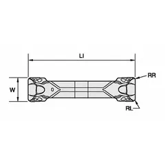The WIDIA WMTS405M4U03PT is a carbide insert for parting and grooving operations. It is used in turning centers and lathes for cutting off workpieces and creating grooves in metal components.