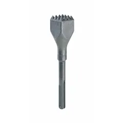 This chisel bit is designed for use with SDS-Max hammer drills in concrete removal and demolition tasks. It features a 1-3/4 in head width and 10-1/2 in overall length, with a 45/64 in shank diameter for secure fit.