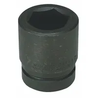 WRIGHT TOOL Impact Socket: 1 in Drive Size, SAE, 2 7/8 in Socket Size, 6-Point, Std, Black Oxide (MPN 8892)