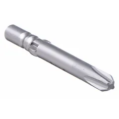 This WERA power bit is an imperial standard bit with a #0 Phillips (PH0) tip and 2 3/8 inch overall length. It is used for precision fastening in assembly and maintenance tasks requiring a PH0 driver.