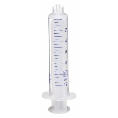 NORM-JECT All-Plastic Syringe: 10 mL Capacity - mL, Luer Lock, Polypropylene, Polypropylene - Luer Lock Syringes