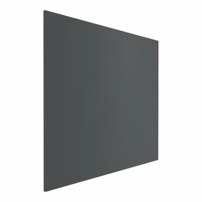 HADRIAN Partition Panel: Solid Plastic HDPE, Plastic, Slate, 55 in Ht, 18 in Wd - Panels & Panel Posts for Bathroom Partitions