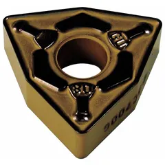 Trigon (W) indexable turning insert for general turning, facing, and profiling operations. Suitable for machining steel, stainless steel, and cast iron. Grade AC700G offers wear resistance and toughness for medium to heavy cutting conditions.