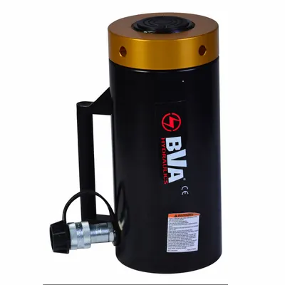 BVA HYDRAULICS Lock Nut Hydraulic Rams: 50 ton Nominal Capacity, 10 in Nominal Stroke Lg - Lightweight Lock Nut Rams