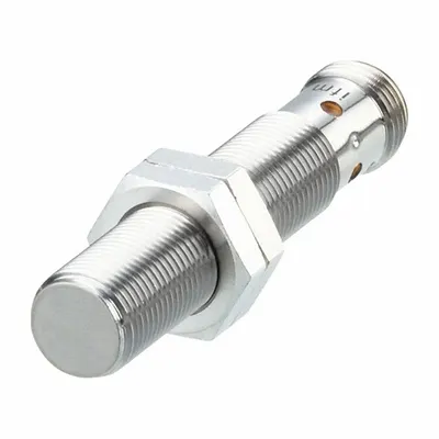IFM Inductive Cylindrical Proximity Sensor: Built-in Connector, Shielded, 3 Wires - Cylindrical Sensors with Built-in Connectors