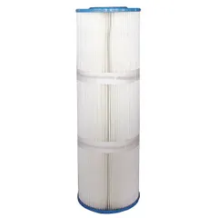 Single-element replacement filter cartridge designed for use with pool and spa pumps. Removes debris and helps maintain water clarity in residential or commercial filtration systems.