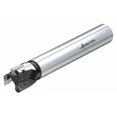 Indexable square-shoulder end mill with 32 mm diameter and 25 mm shank, designed for milling square shoulders, slots, and profiling. Uses three indexable inserts for efficient material removal in steel, stainless steel, and cast iron. Suitable for die/mold, automotive, and general machining applications.