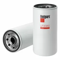 FLEETGUARD Automotive Oil Filter: B95, LF3380, 1 1/2"-12 Thread Size, 10 3/8 in Overall Ht, Spin-On
