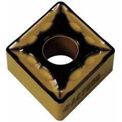 Diamond indexable turning insert for precision turning operations on hard materials. Suitable for general turning applications requiring high wear resistance and fine surface finish.