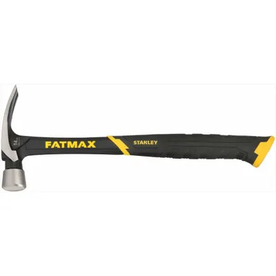 STANLEY Steel Straight-Claw Hammer, 14 oz, 14 in, Textured Grip, Smooth Face - Steel Straight-Claw Hammers