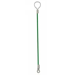 Nylon lanyard with a 5/16 in loop size and 6 in overall length. Used for securing handheld tools in industrial environments to prevent drops and loss during machining, assembly, and maintenance tasks.