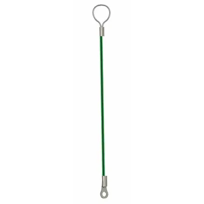 INNOVATIVE COMPONENTS Tool Lanyard: Stainless Steel, 6 in Overall Lg, 5/16 in Loop 1 Size - Lanyards