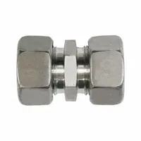 BRENNAN INDUSTRIES Compression Tube Straight: 16 mm OD x 16 mm OD Size, Compression x Compression (MPN D2403-S16-S16)