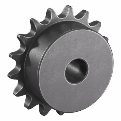 TRITAN Roller Chain Sprocket: One-Sided Hub, For Single Strands, 41, 17 Teeth - Size 41 Plain-Bore Roller Chain Sprockets