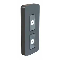 BANNER STAKES Magnetic Attachment: Black, 3 1/2 in Overall Ht (MPN PL4190)