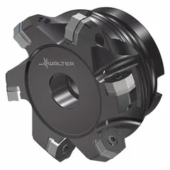 Indexable face mill designed for face milling operations on metal workpieces. Accommodates indexable inserts for efficient material removal. Suitable for applications requiring flat surfaces and tight tolerances in general machining environments.