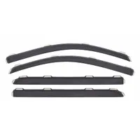 Air Deflector: Side Windows, Front and Rear, Black, 1 7/8 in Ht (MPN 194536)