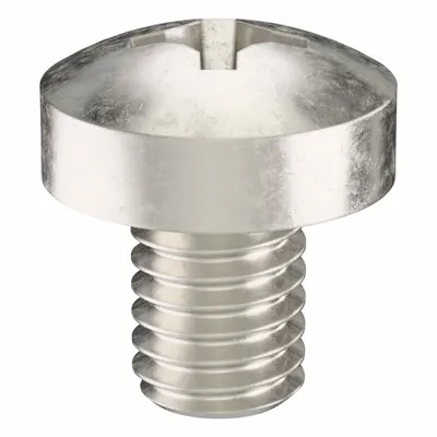 USA INDUSTRIALS Machine Screw: M3x0.50 Thread Size, 4 mm Lg, 316, Stainless Steel, Plain - Pan Head Machine Screws