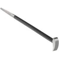 Rolling Head Pry Bar: Claw/Point End, 20 in Overall Lg, T No, 0 Nail Slots, L-Shape End Angle (MPN 3APX9)