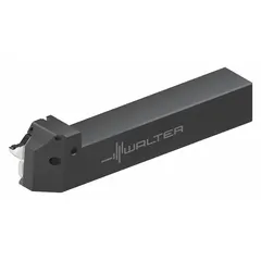This indexable toolholder is designed for parting and grooving operations on CNC lathes and turning centers. It accepts indexable inserts for efficient material removal in metalworking applications.