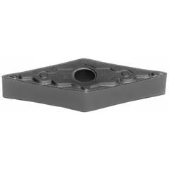 Diamond indexable turning insert with designations VNMG331EEF and VNMG160404N-EF. Used for precision turning, facing, and profiling of non-ferrous materials, composites, and abrasive alloys.