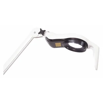 BURTON Examination Light: LED, 35,000 lux @ 1 m, Clamp, 4000K, 95 CRI, 20 W Watt - Clamp-Mount Tabletop Medical Lights