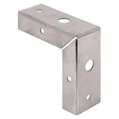 Hanging door pivot bracket for mounting and pivoting closet doors. Measures 1 3/8 in width and 3 3/8 in height. Sold as a pair (1 PR).