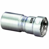 VIEGA MEGAPRESS Crimp Fitting: 2 in Pipe x 1 1/4 in Pipe Size, FTG x Press-fit, FKM (MPN 91325)